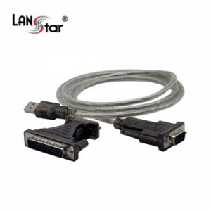 [LANStar] 랜스타 USB2.0 to RS232 시리얼(M/M) 케이블 1.8M [LS-RS925]